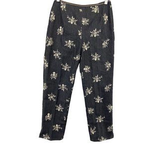 Ann Taylor Embroidered Women's Petite Pants Size 6P